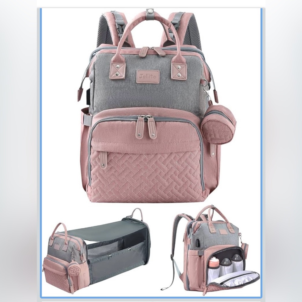 Jollito Brand Convertible Diaper Backpack